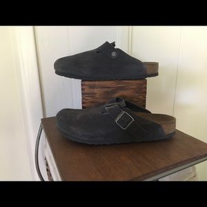 Birkenstock - “Boston Clog” in Dark Grey - Size 41